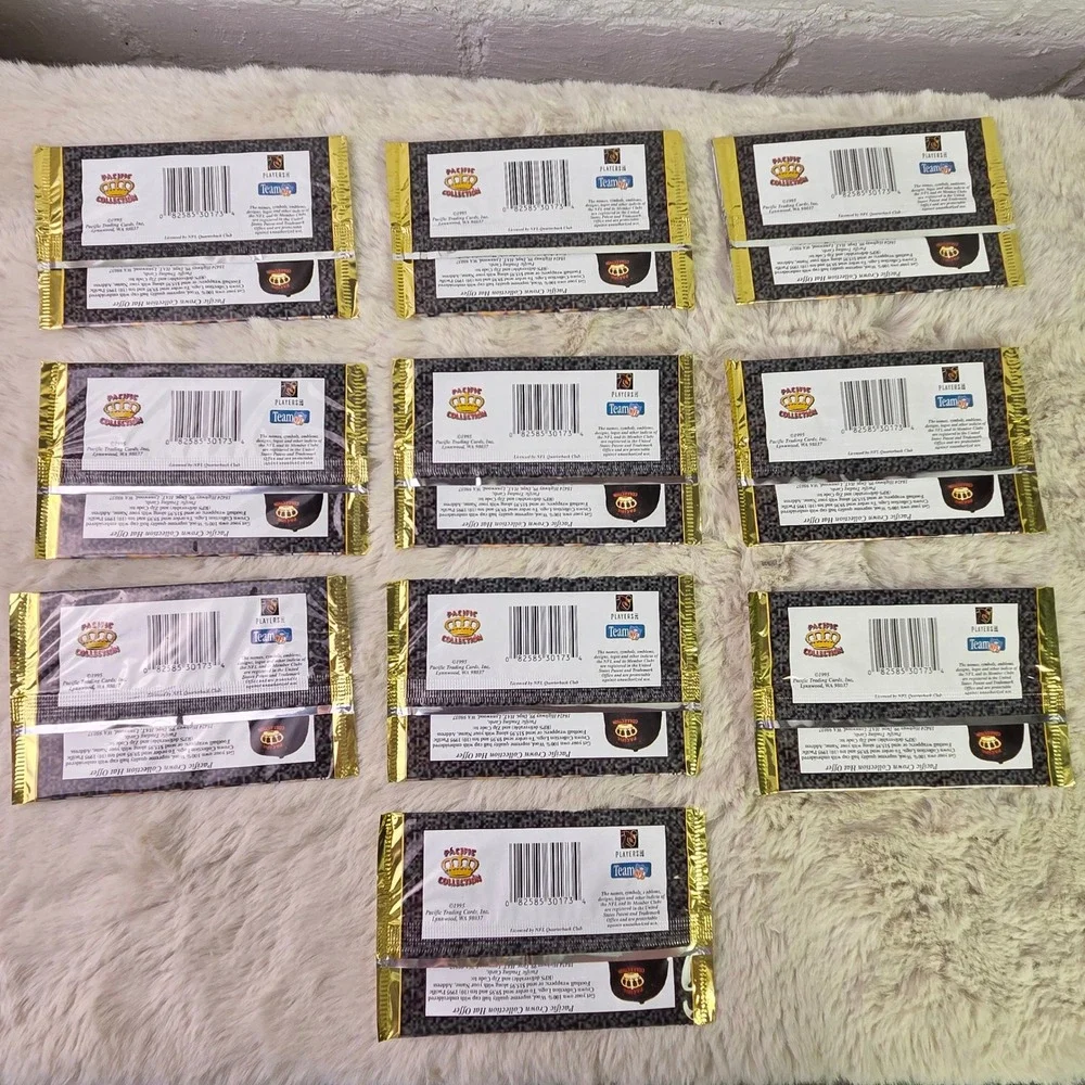 10 Pack Lot 1995 Pacific Crown Collection Pure Gridiron NFL Football Cards New